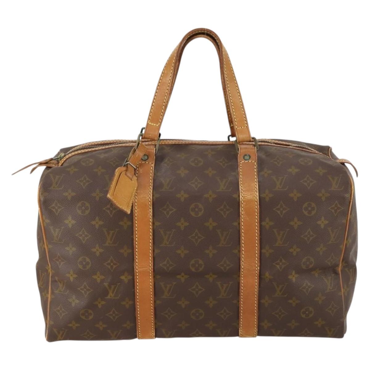 LOUIS VUITTON Monogram Sac Souple 45 Boston Bag M41624 LV Auth 151132