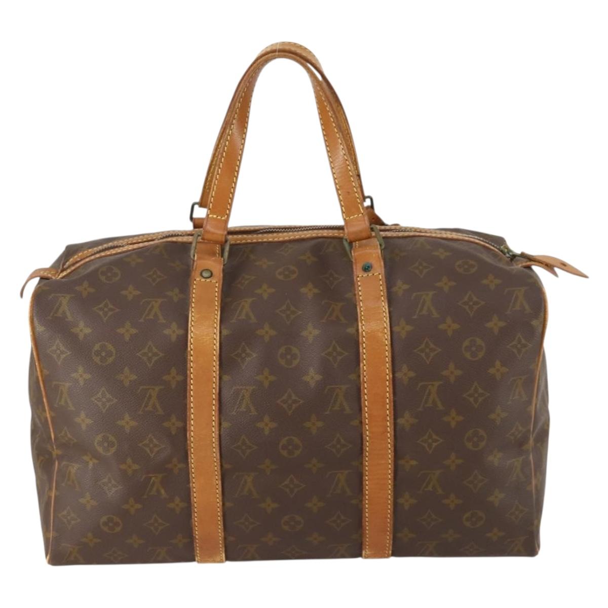 LOUIS VUITTON Monogram Sac Souple 45 Boston Bag M41624 LV Auth 151132