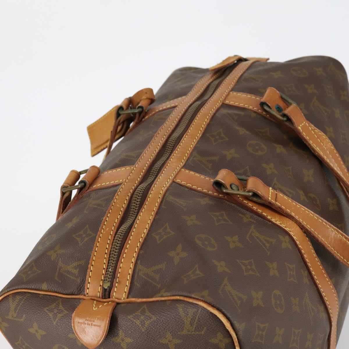 LOUIS VUITTON Monogram Sac Souple 45 Boston Bag M41624 LV Auth 151132