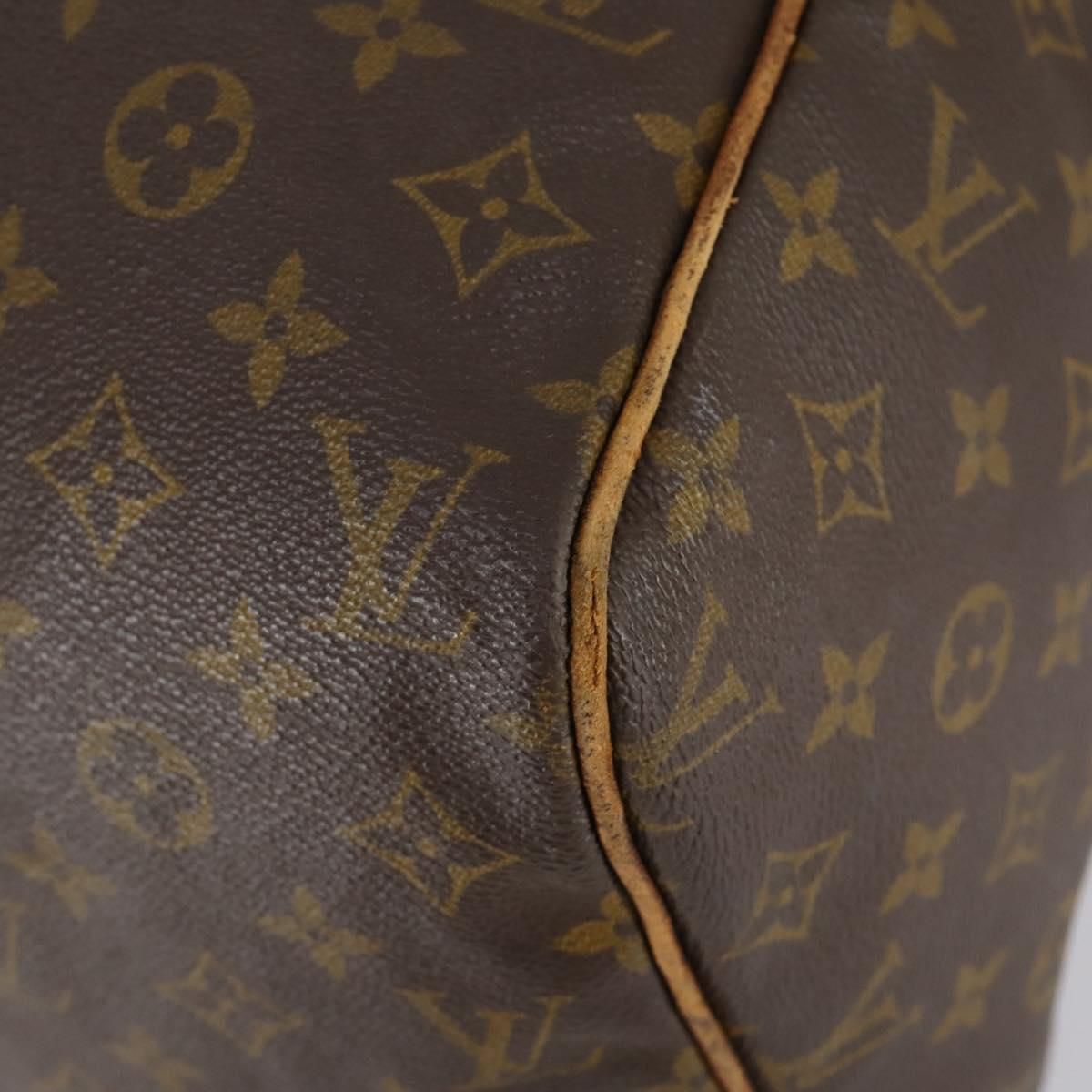 LOUIS VUITTON Monogram Sac Souple 45 Boston Bag M41624 LV Auth 151133