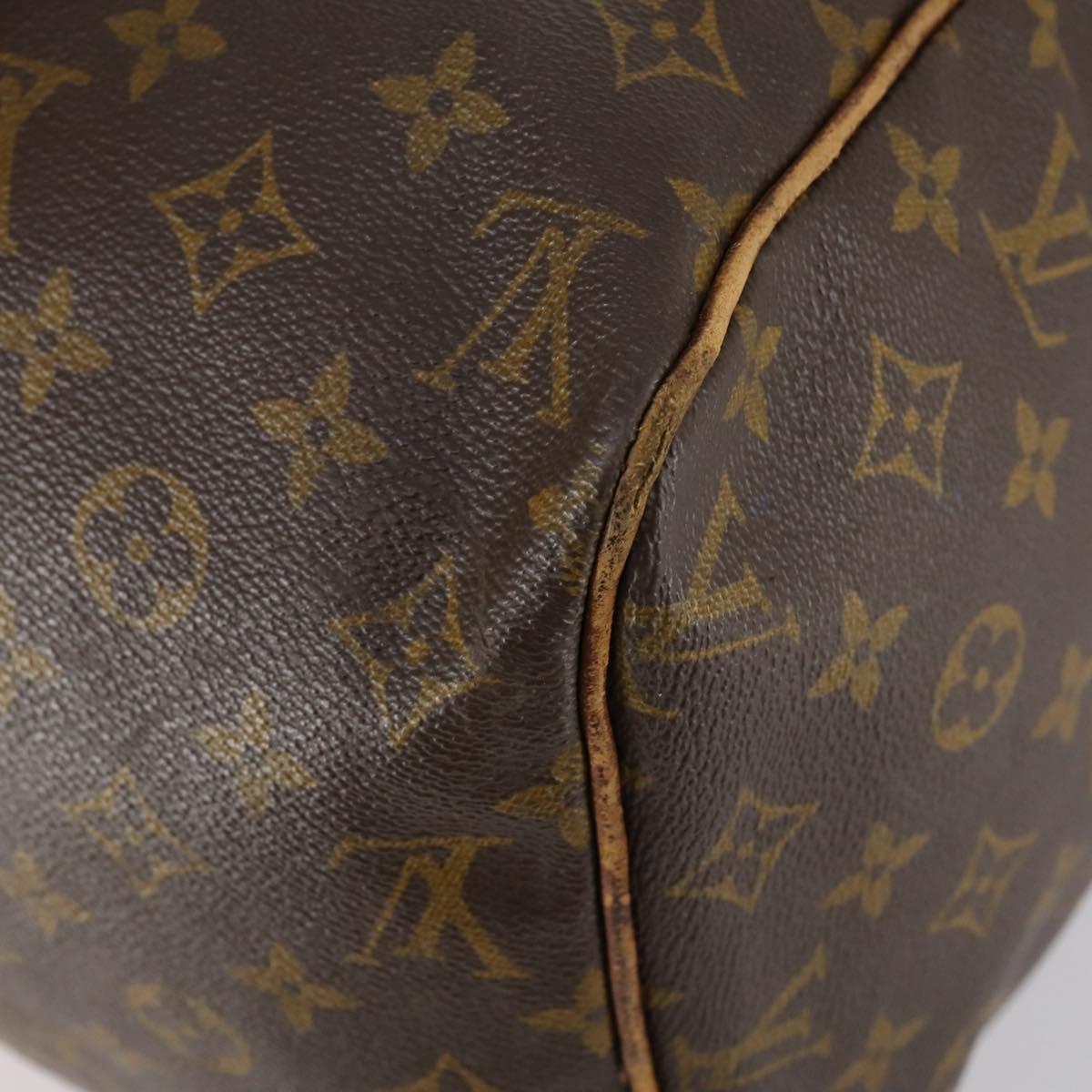 LOUIS VUITTON Monogram Sac Souple 45 Boston Bag M41624 LV Auth 151133
