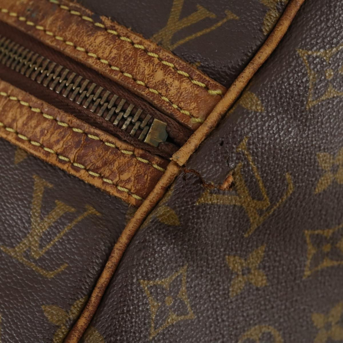 LOUIS VUITTON Monogram Sac Souple 45 Boston Bag M41624 LV Auth 151133