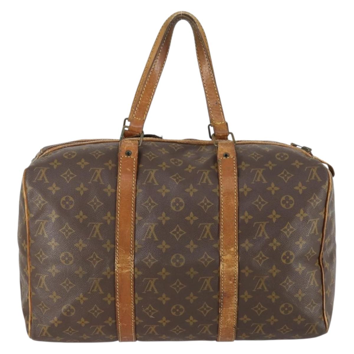 LOUIS VUITTON Monogram Sac Souple 45 Boston Bag M41624 LV Auth 151133