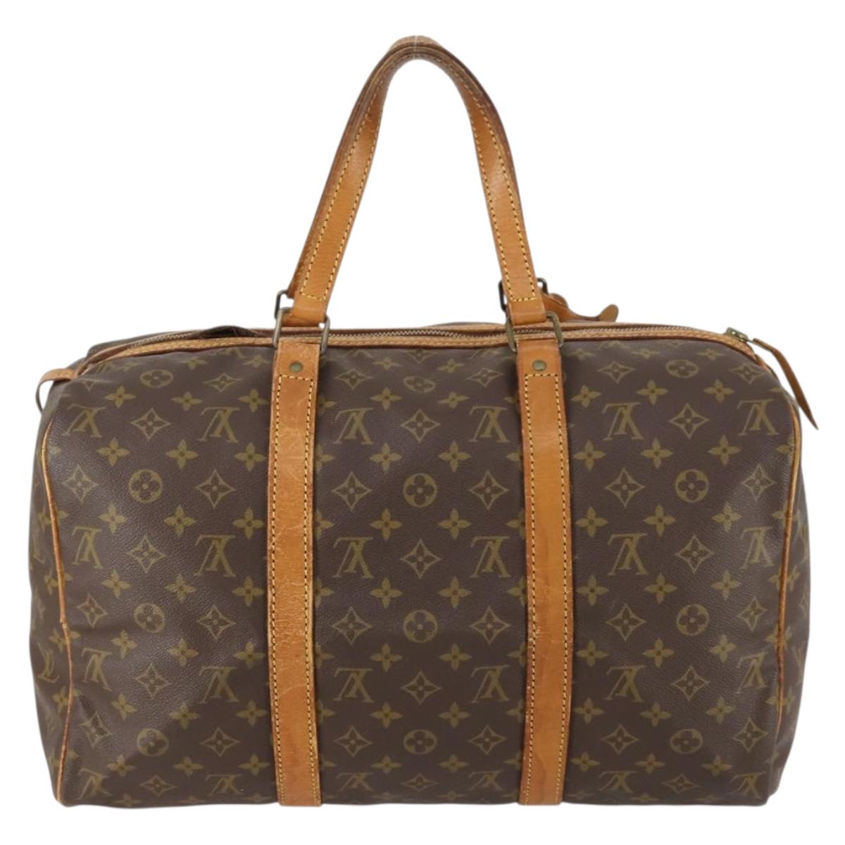 LOUIS VUITTON Monogram Sac Souple 45 Boston Bag M41624 LV Auth 151134