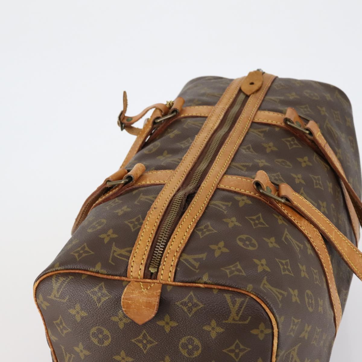 LOUIS VUITTON Monogram Sac Souple 45 Boston Bag M41624 LV Auth 151134