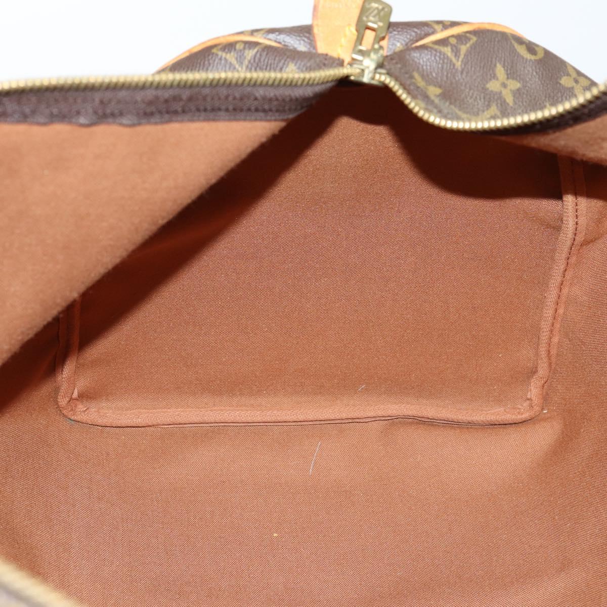 LOUIS VUITTON Monogram Keepall 55 Boston Bag M41424 LV Auth 151137