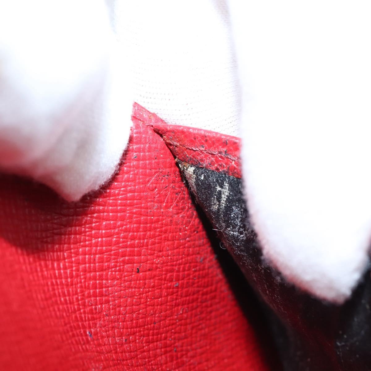 LOUIS VUITTON Epi Agenda PM Day Planner Cover Red R20057 LV Auth 151147