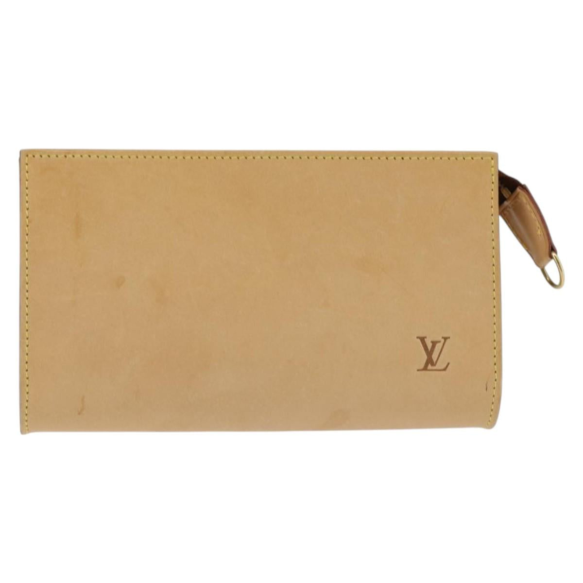 LOUIS VUITTON Nomad Male Ventiem Pouch 20th Anniversary Beige M99070 Auth 151149