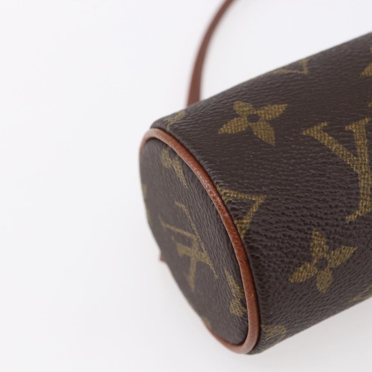 LOUIS VUITTON Monogram Papillon Pouch LV Auth 151150