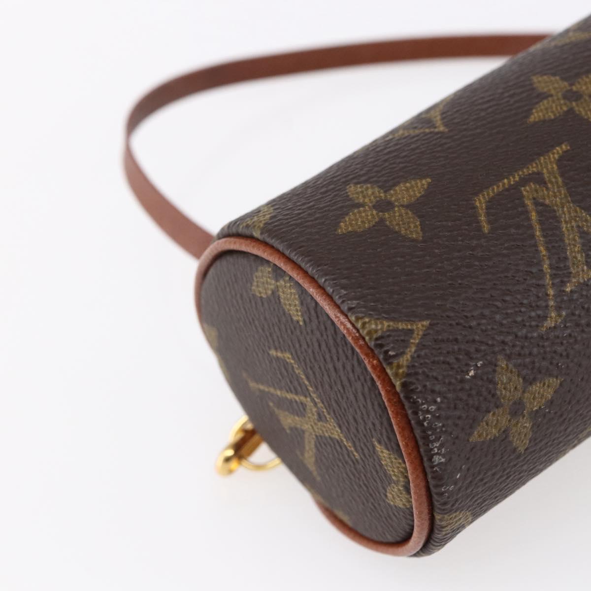 LOUIS VUITTON Monogram Papillon Pouch LV Auth 151150