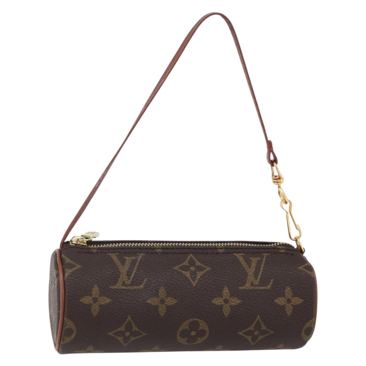 LOUIS VUITTON Monogram Papillon Pouch LV Auth 151150