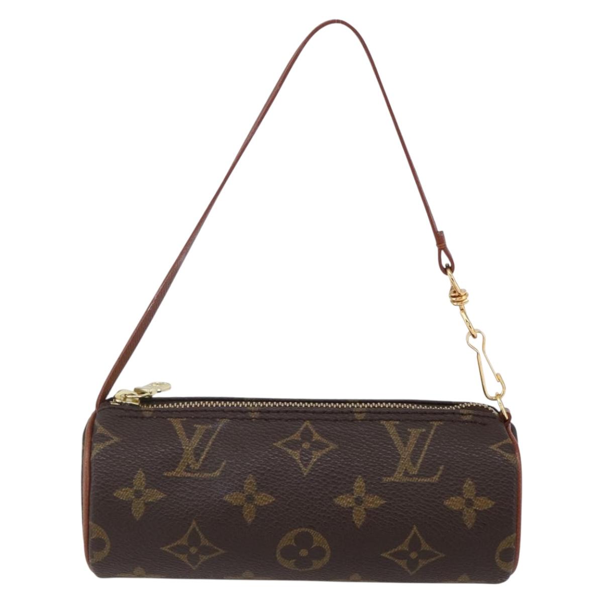 LOUIS VUITTON Monogram Papillon Pouch LV Auth 151150