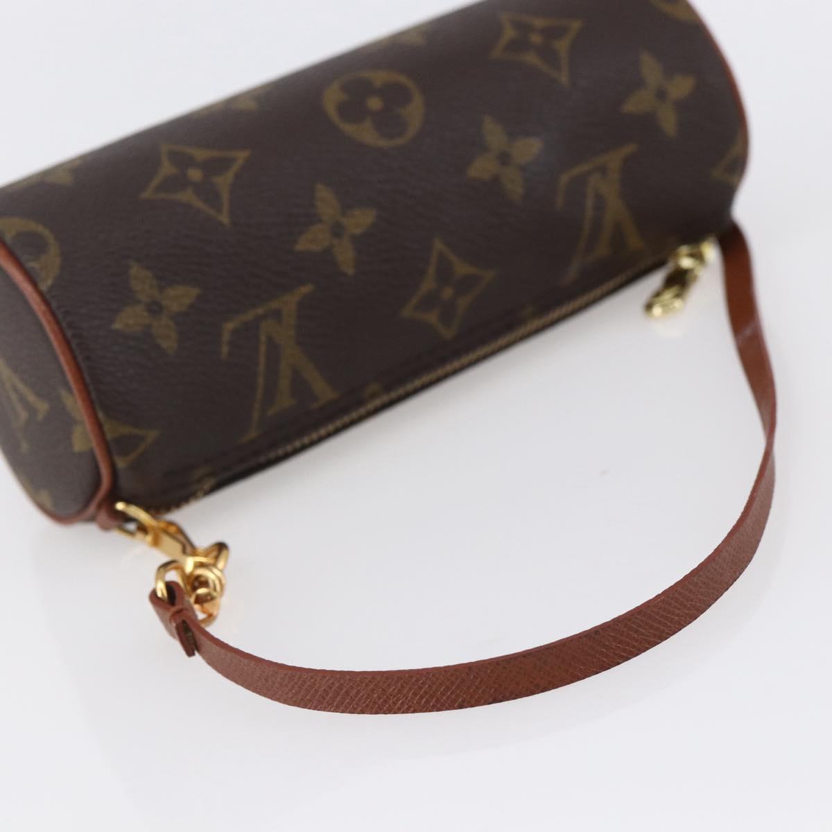 LOUIS VUITTON Monogram Papillon Pouch LV Auth 151150