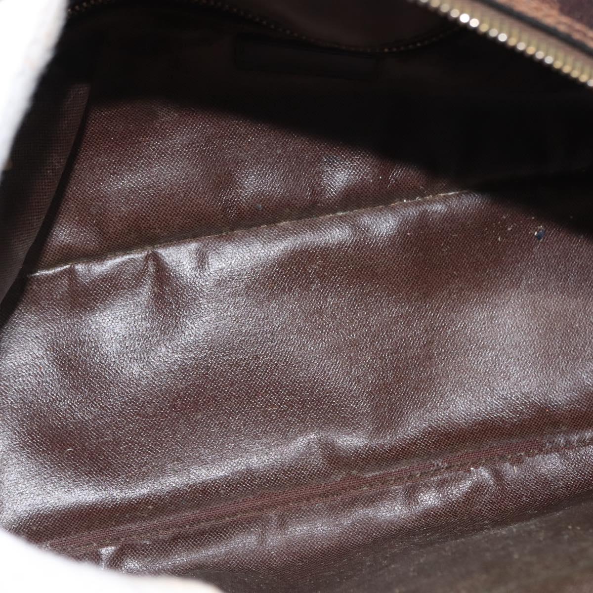 LOUIS VUITTON Damier Ebene Trousse Toilette25 Clutch Bag N47624 LV Auth 151153