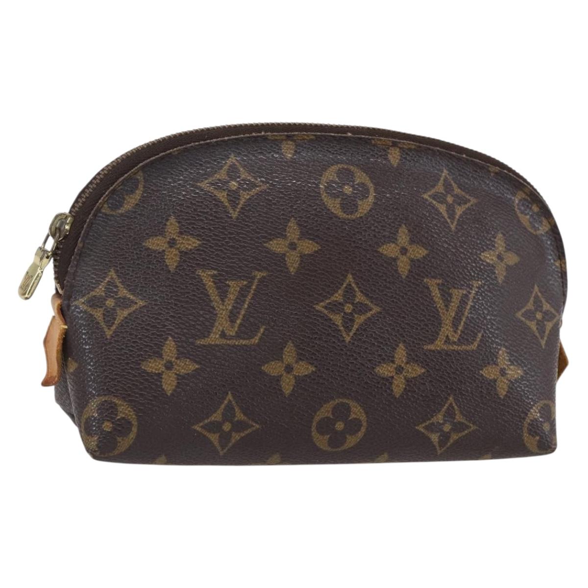 LOUIS VUITTON Monogram Pochette Cosmetic PM Pouch M43998 LV Auth 151154