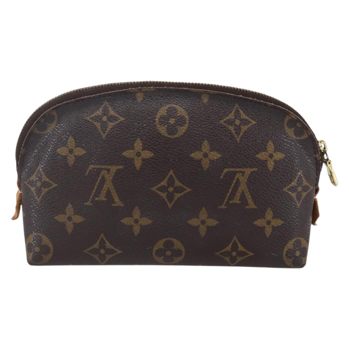 LOUIS VUITTON Monogram Pochette Cosmetic PM Pouch M43998 LV Auth 151154