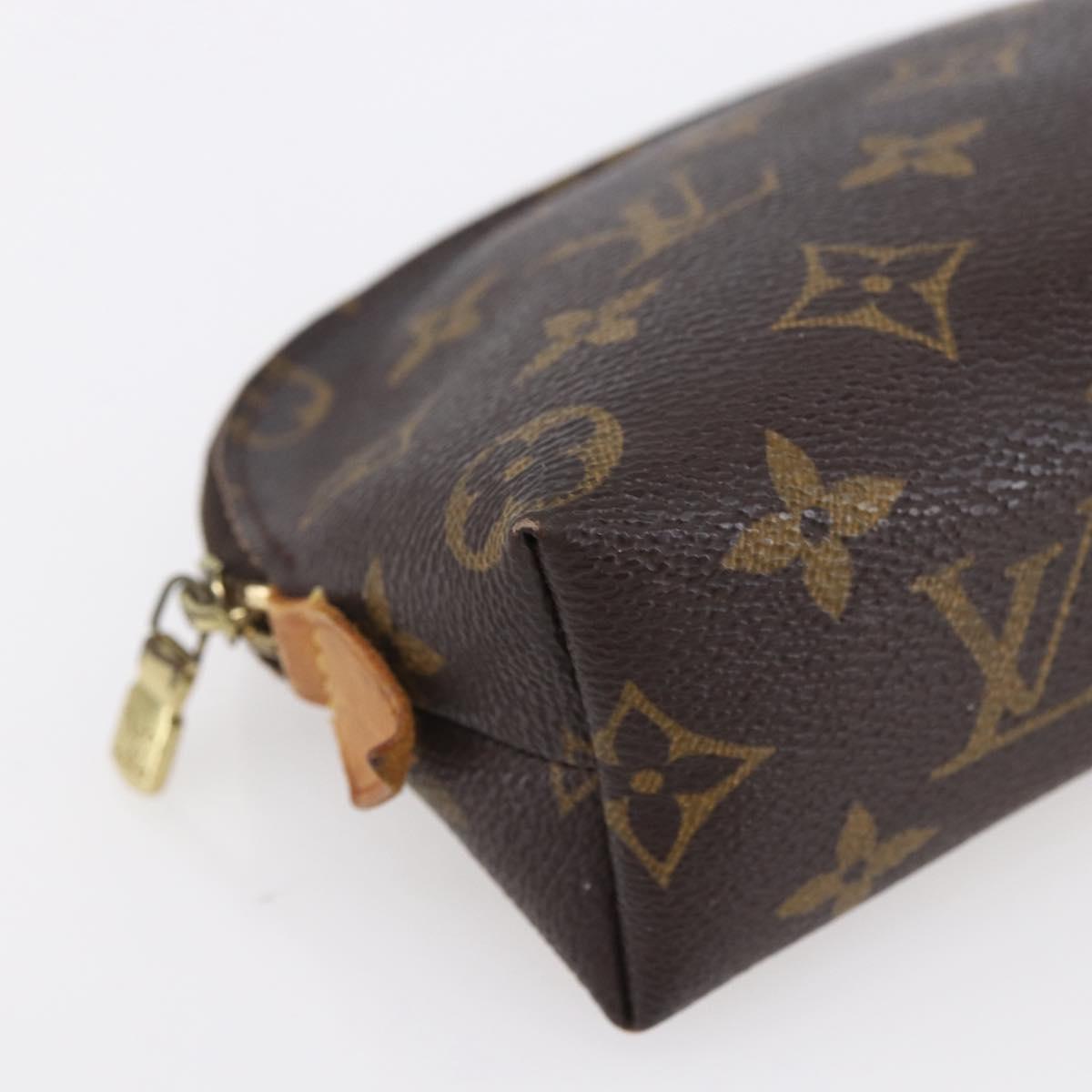 LOUIS VUITTON Monogram Pochette Cosmetic PM Pouch M43998 LV Auth 151154