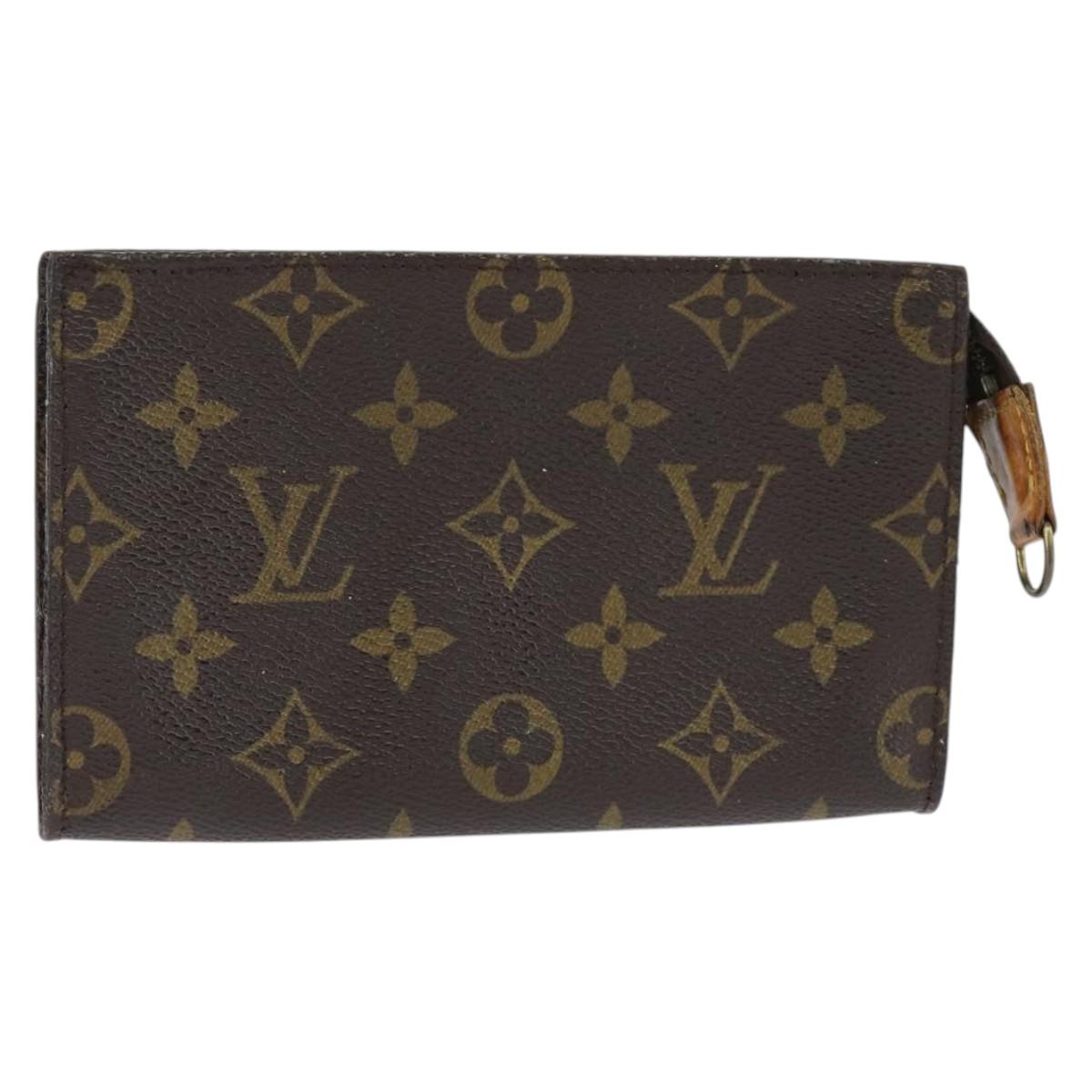 LOUIS VUITTON Monogram Bucket PM Accessory Pouch LV Auth 151160