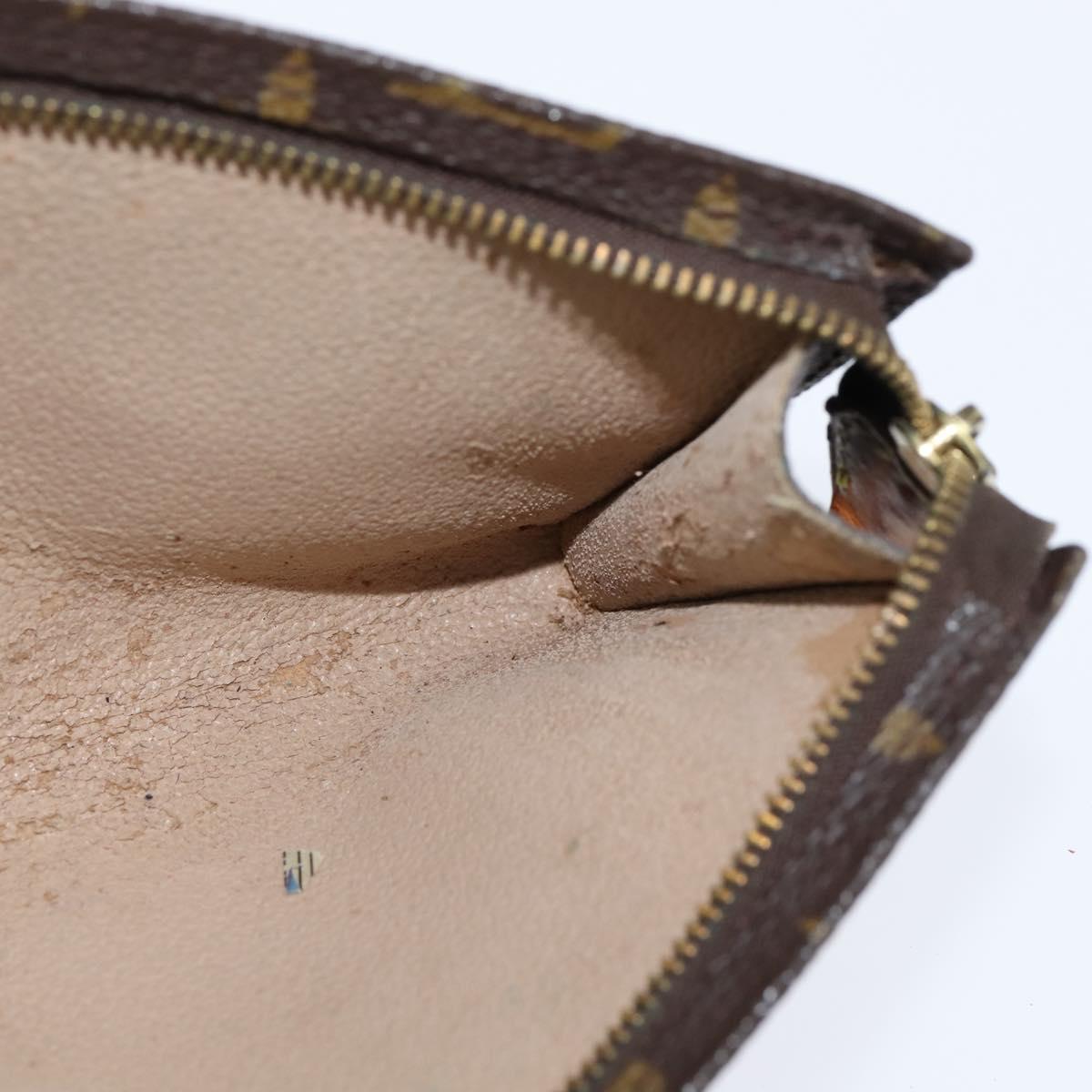 LOUIS VUITTON Monogram Bucket PM Accessory Pouch LV Auth 151160