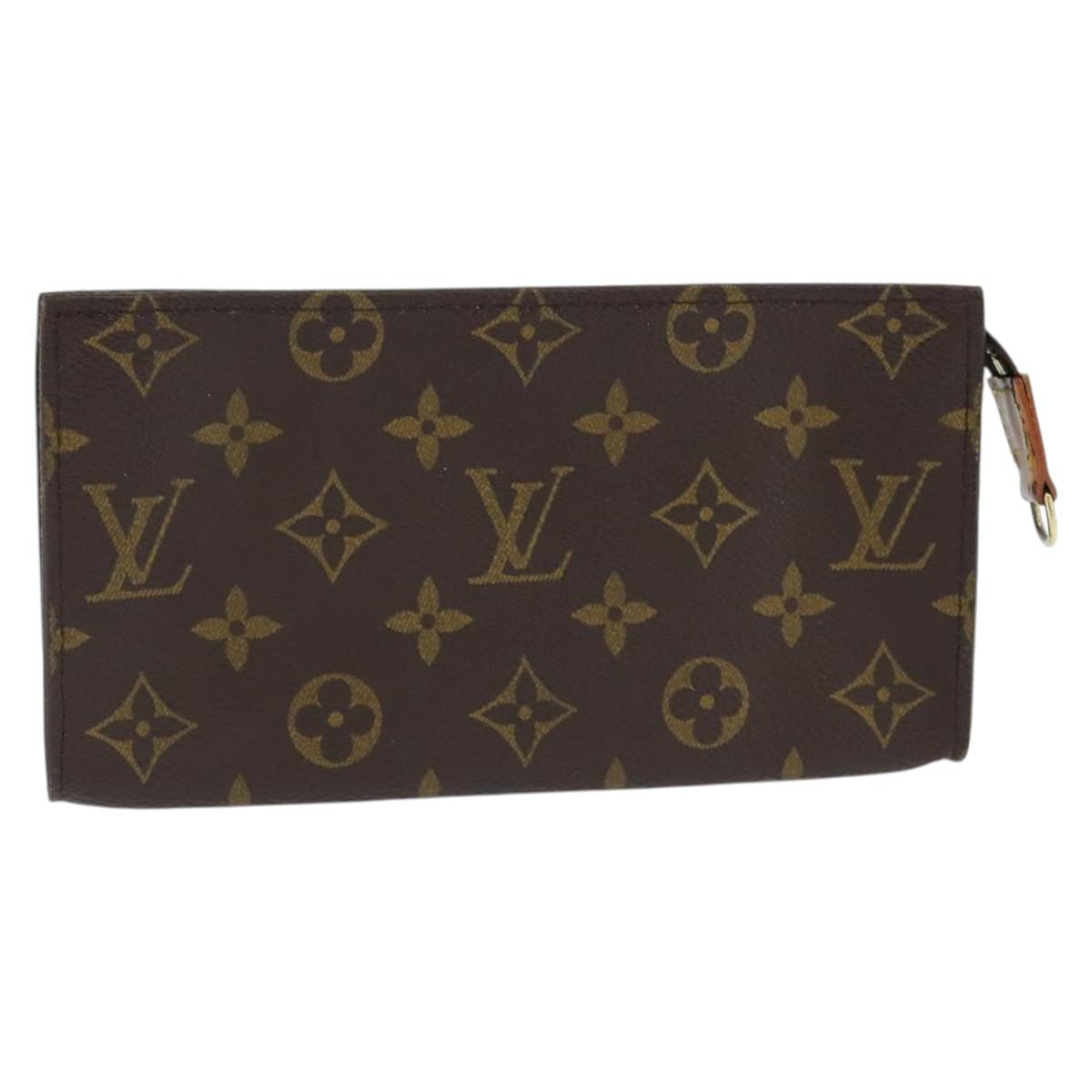 LOUIS VUITTON Monogram Bucket GM Accessory Pouch LV Auth 151162