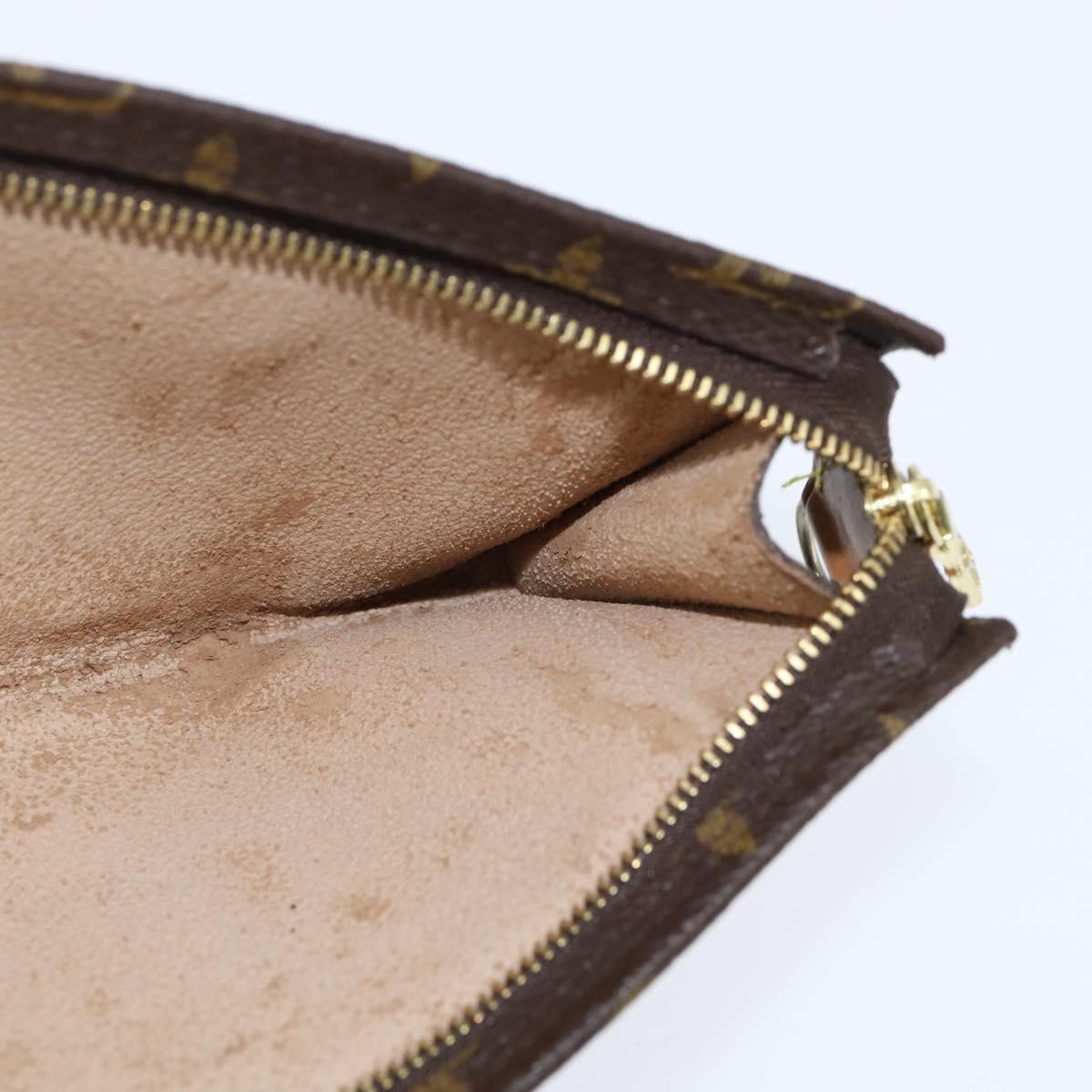 LOUIS VUITTON Monogram Bucket GM Accessory Pouch LV Auth 151162