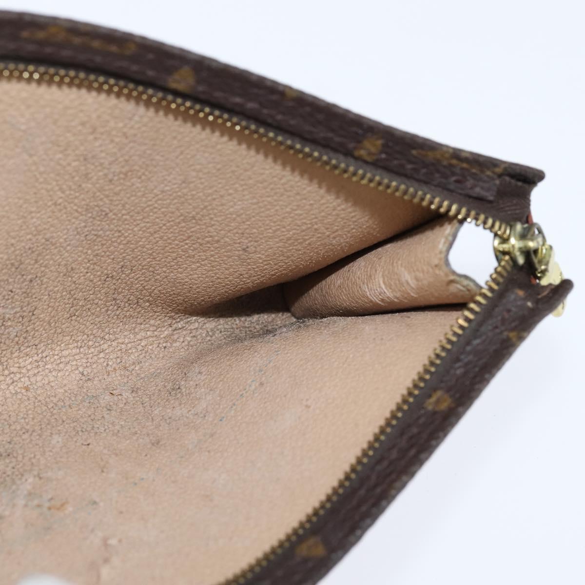 LOUIS VUITTON Monogram Bucket GM Accessory Pouch LV Auth 151163