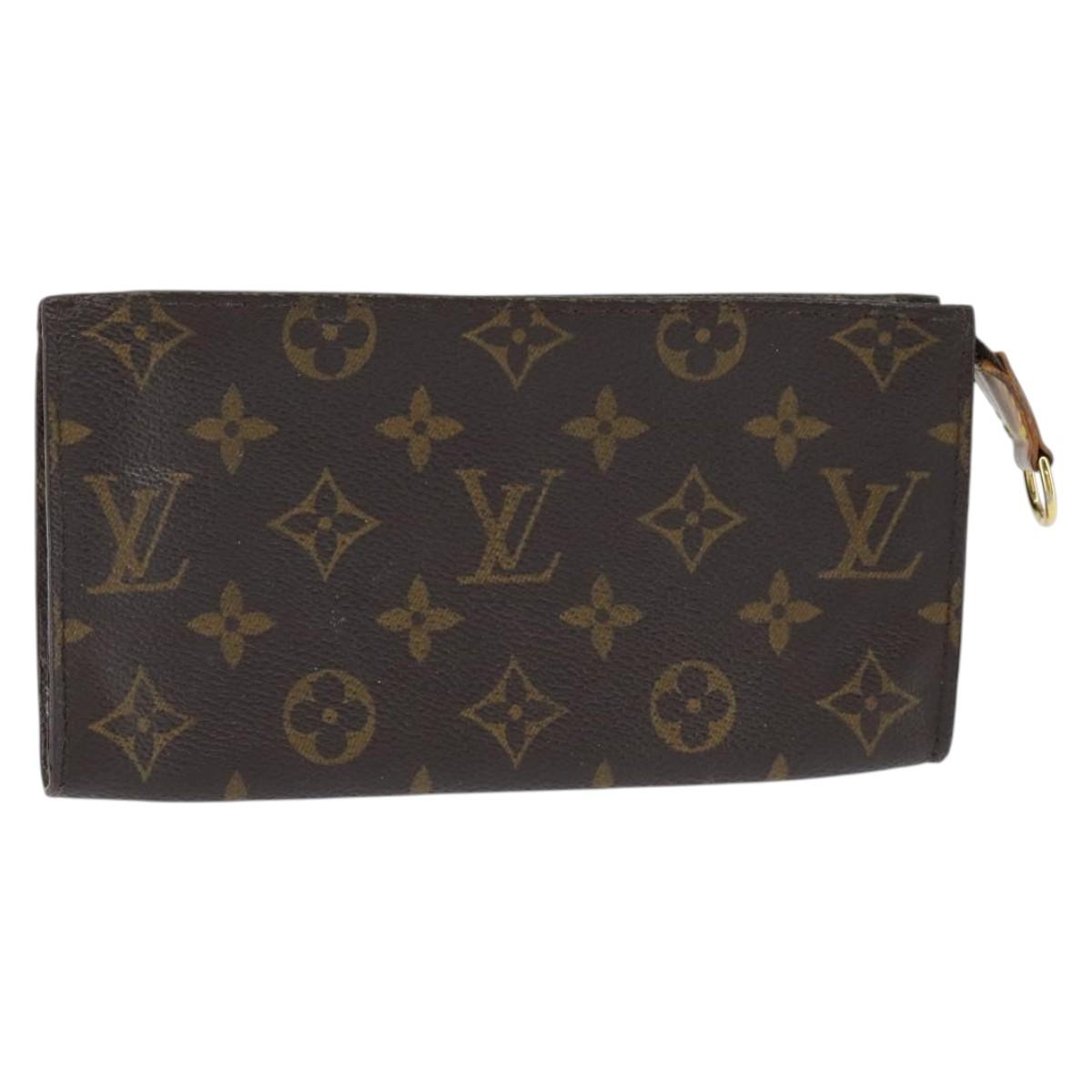 LOUIS VUITTON Monogram Bucket GM Accessory Pouch LV Auth 151163