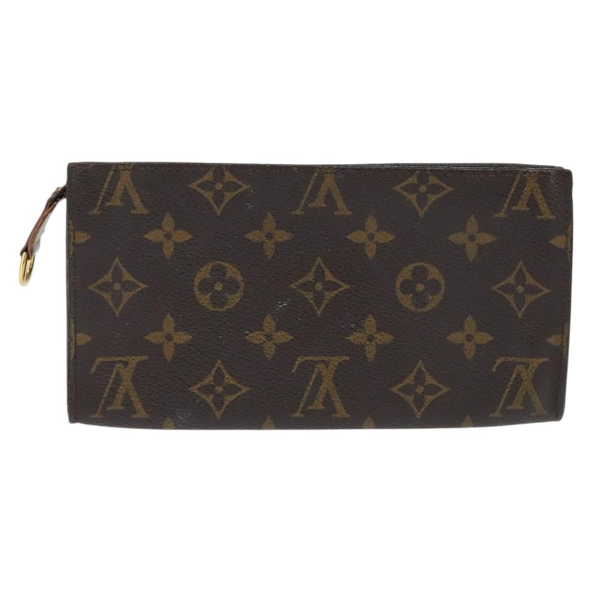 LOUIS VUITTON Monogram Bucket GM Accessory Pouch LV Auth 151163