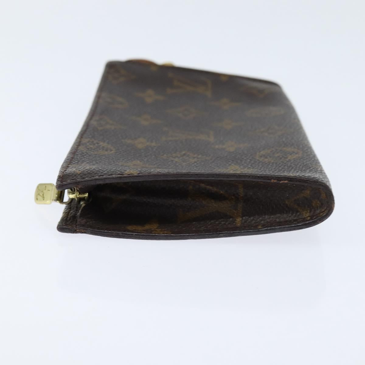 LOUIS VUITTON Monogram Bucket GM Accessory Pouch LV Auth 151163