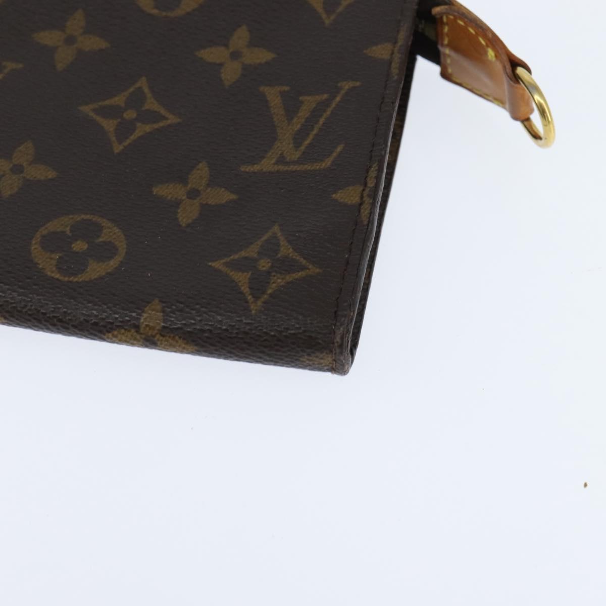 LOUIS VUITTON Monogram Bucket GM Accessory Pouch LV Auth 151163