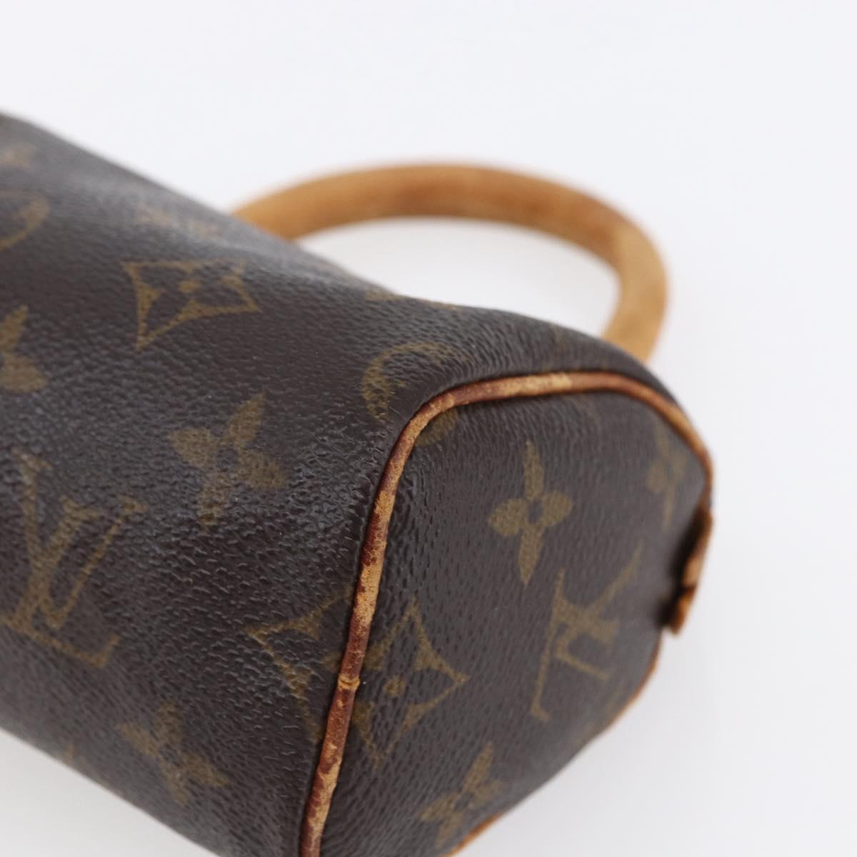 LOUIS VUITTON Monogram Mini Speedy Hand Bag M41534 LV Auth 151165