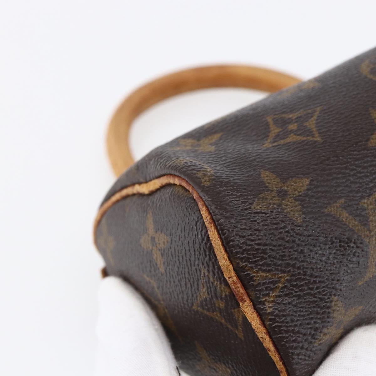 LOUIS VUITTON Monogram Mini Speedy Hand Bag M41534 LV Auth 151165