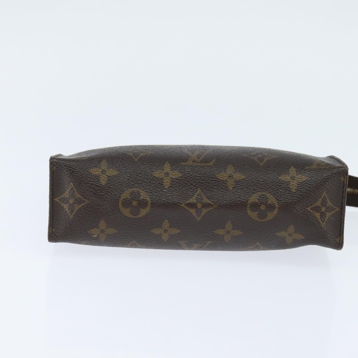 LOUIS VUITTON Monogram Poche Toilette 19 Pouch M47544 LV Auth 151166