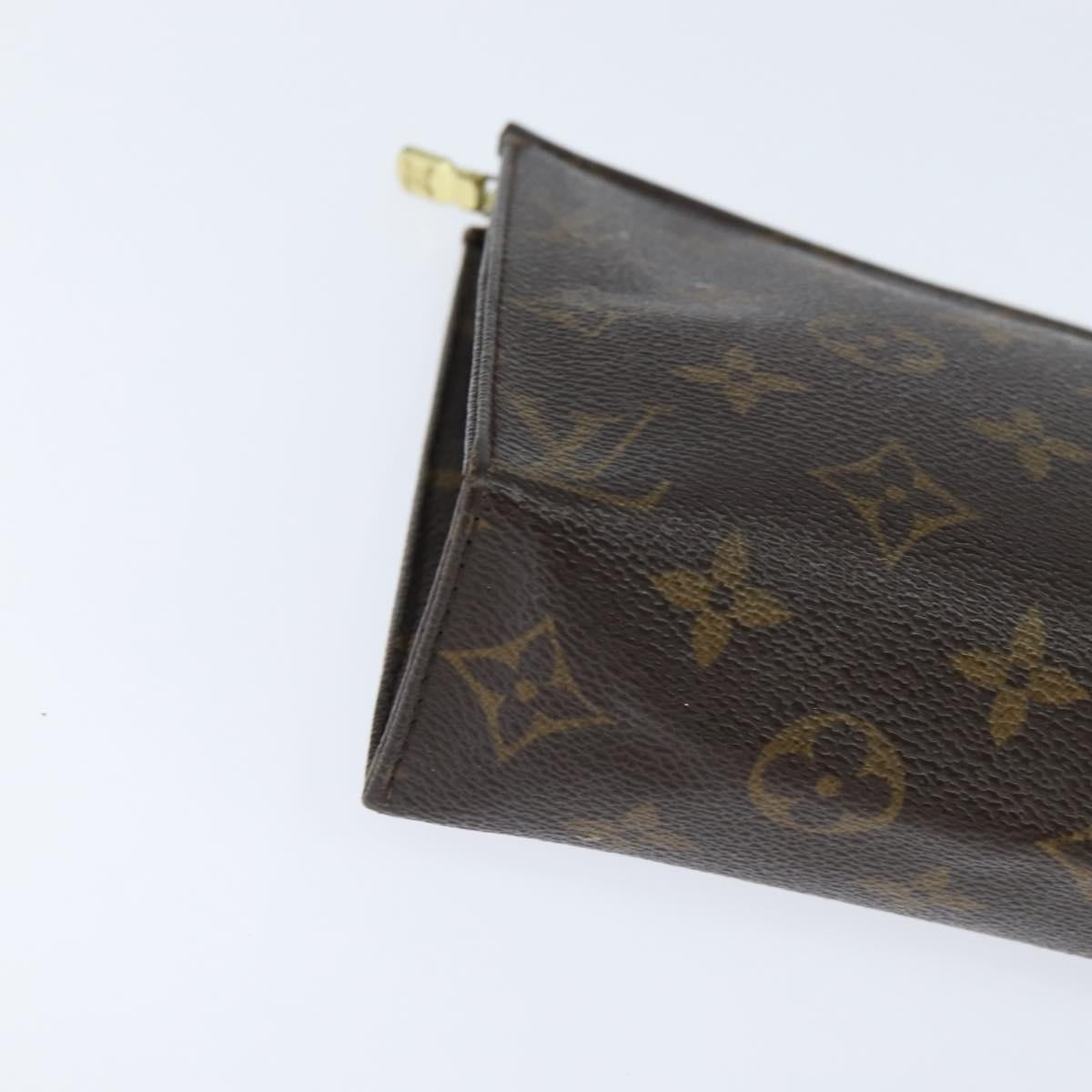 LOUIS VUITTON Monogram Poche Toilette 19 Pouch M47544 LV Auth 151166