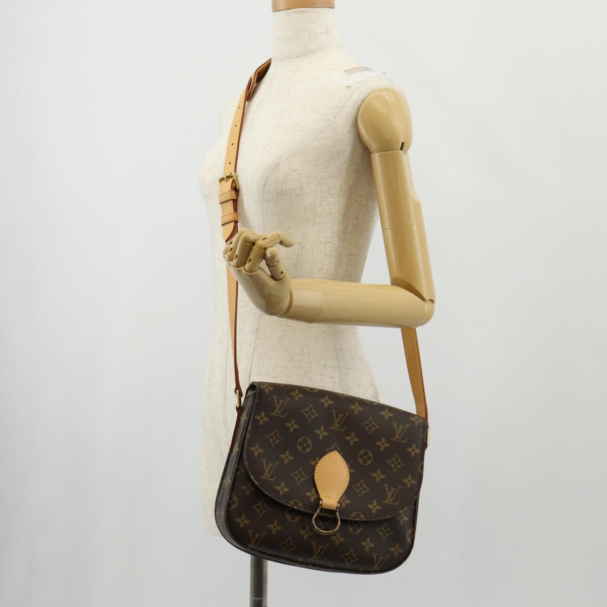 LOUIS VUITTON Monogram Saint Cloud GM Shoulder Bag M51242 LV Auth 151174V