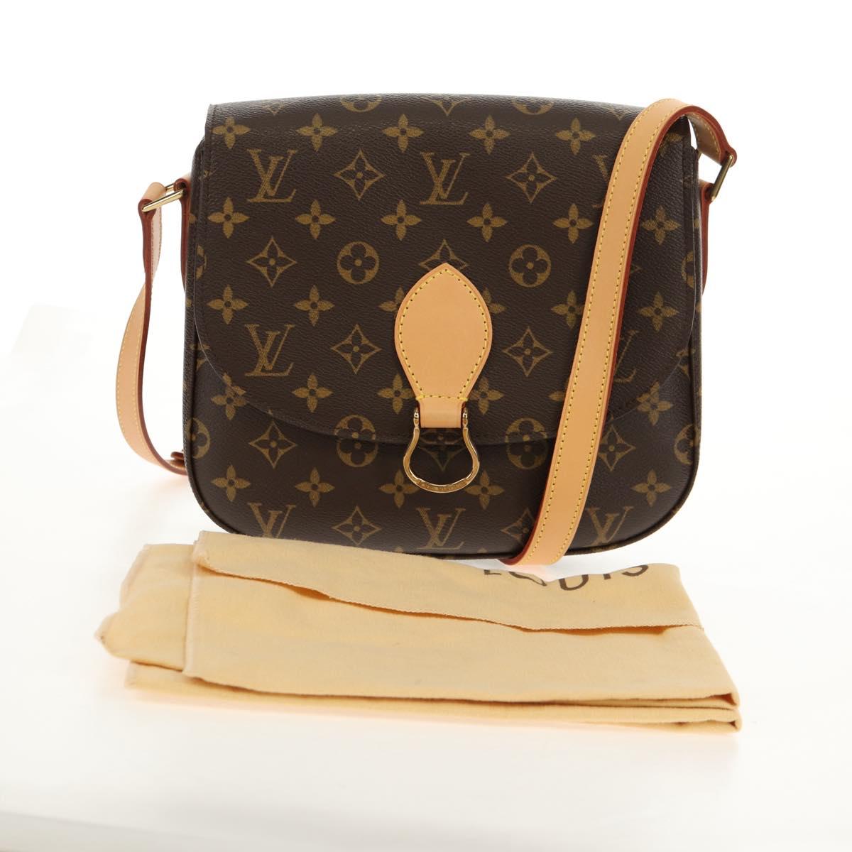 LOUIS VUITTON Monogram Saint Cloud GM Shoulder Bag M51242 LV Auth 151174V