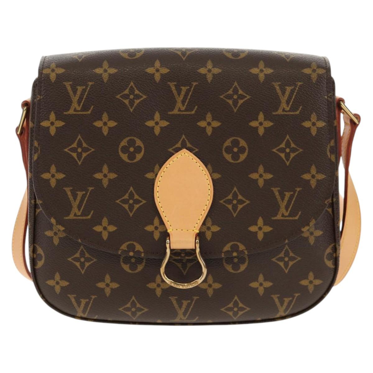 LOUIS VUITTON Monogram Saint Cloud GM Shoulder Bag M51242 LV Auth 151174V