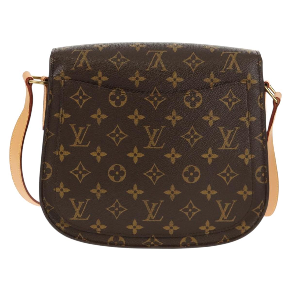 LOUIS VUITTON Monogram Saint Cloud GM Shoulder Bag M51242 LV Auth 151174V