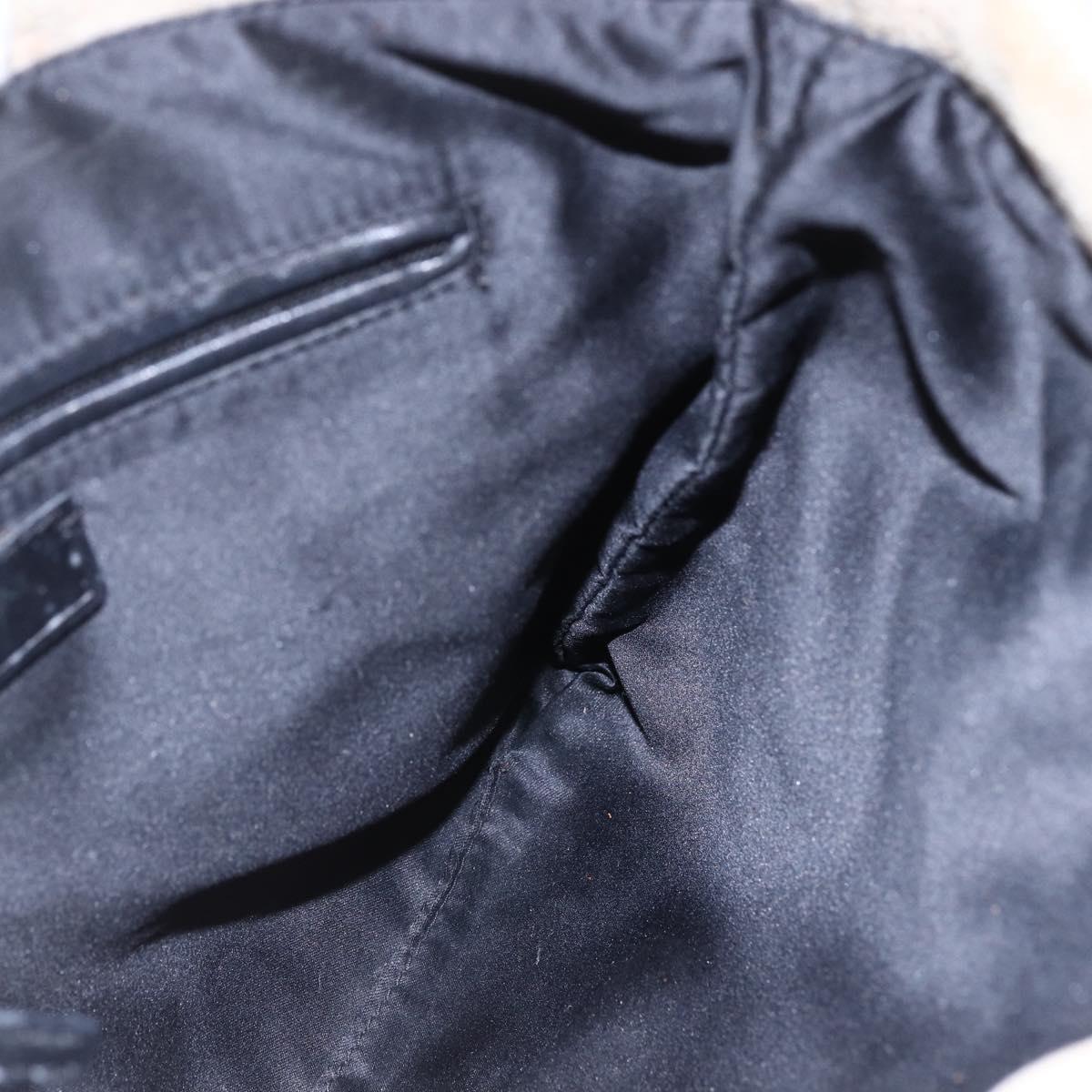 SAINT LAURENT Kahala Tote Bag Canvas Gold Tone 123435 Auth 151183