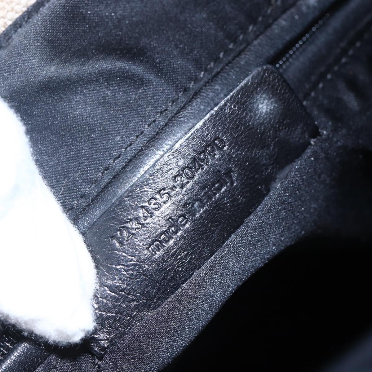 SAINT LAURENT Kahala Tote Bag Canvas Gold Tone 123435 Auth 151183