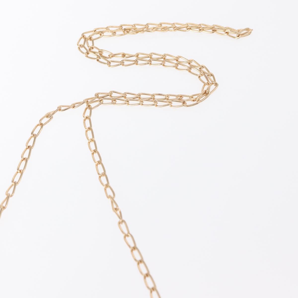 PRADA Chain Shoulder Bag Nylon Black Gold Auth 151199V