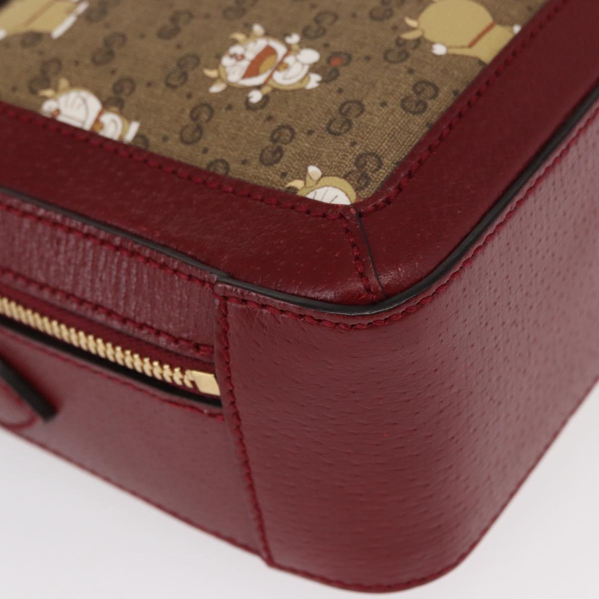 GUCCI Micro GG Supreme Doraemon Collaboration Bag PVC 655596 Auth 151200SAM