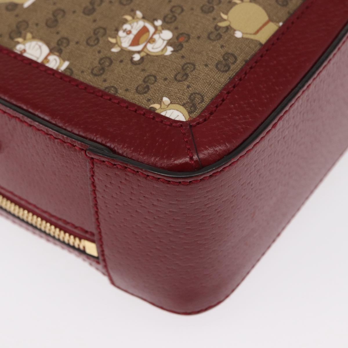 GUCCI Micro GG Supreme Doraemon Collaboration Bag PVC 655596 Auth 151200SAM