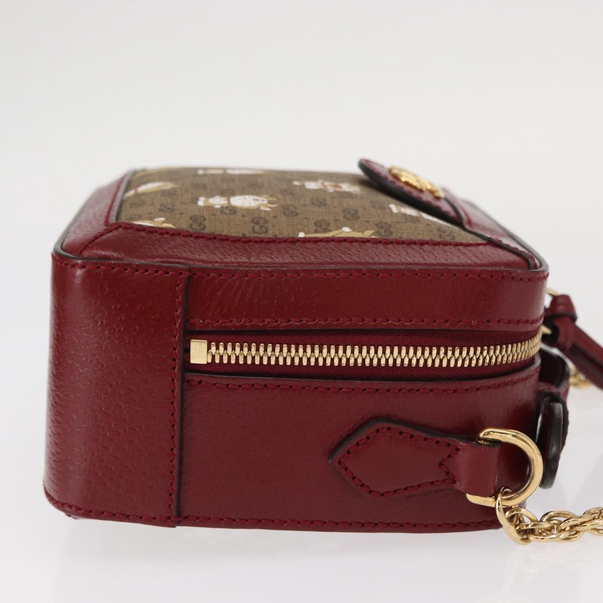 GUCCI Micro GG Supreme Doraemon Collaboration Bag PVC 655596 Auth 151200SAM