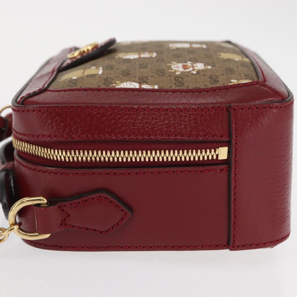 GUCCI Micro GG Supreme Doraemon Collaboration Bag PVC 655596 Auth 151200SAM