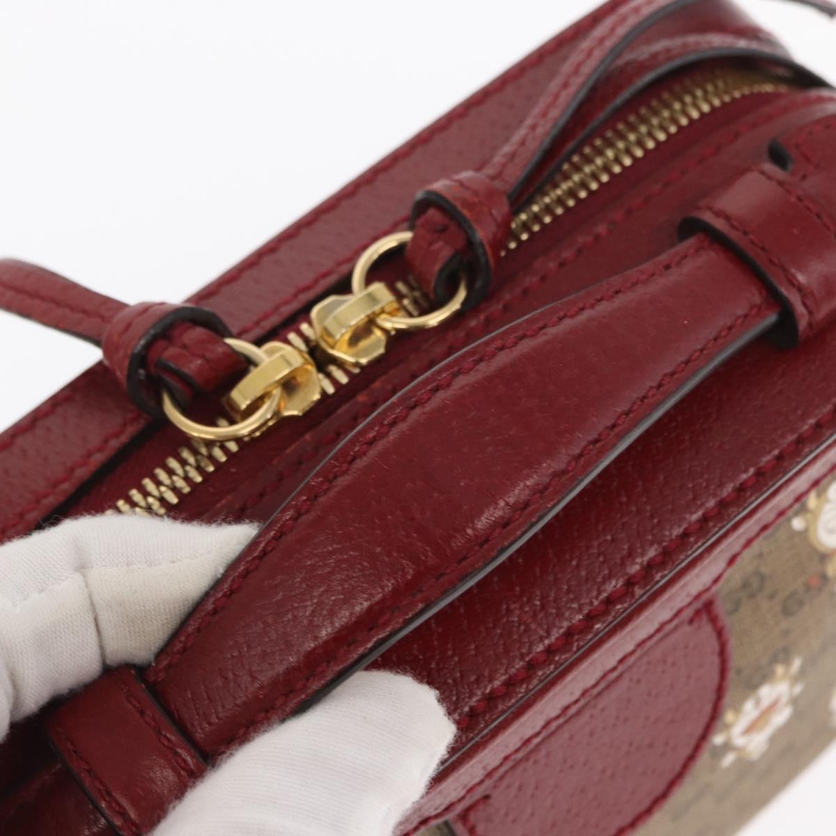 GUCCI Micro GG Supreme Doraemon Collaboration Bag PVC 655596 Auth 151200SAM