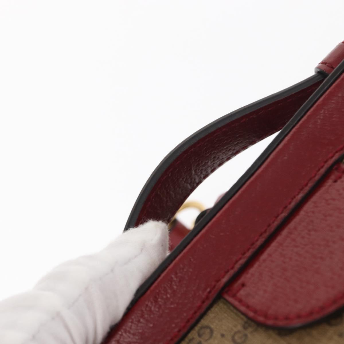 GUCCI Micro GG Supreme Doraemon Collaboration Bag PVC 655596 Auth 151200SAM