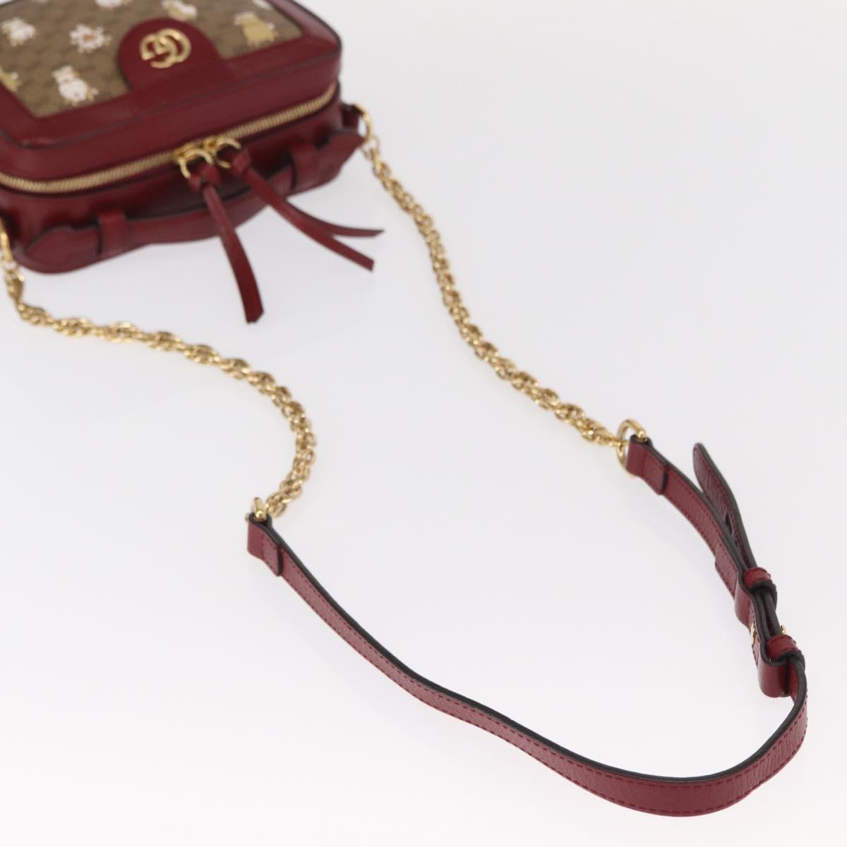 GUCCI Micro GG Supreme Doraemon Collaboration Bag PVC 655596 Auth 151200SAM