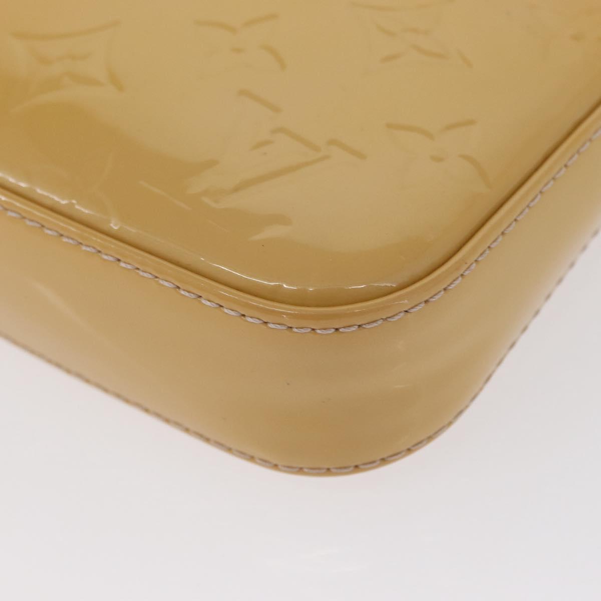 LOUIS VUITTON Vernis Pochette Accessoires Rose Angelique M90072 LV Auth 151201V