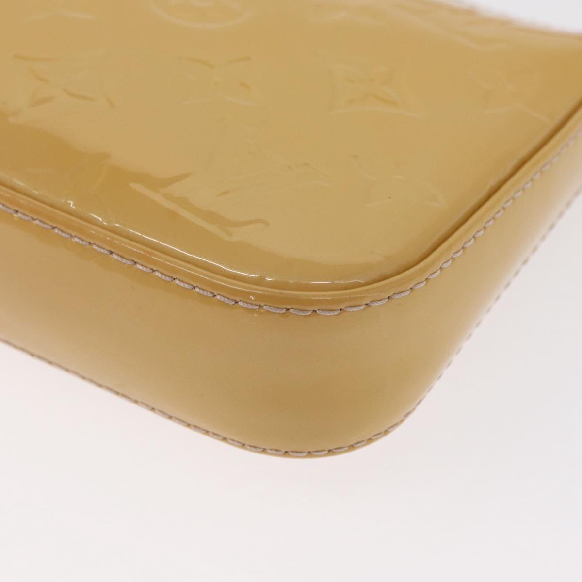 LOUIS VUITTON Vernis Pochette Accessoires Rose Angelique M90072 LV Auth 151201V